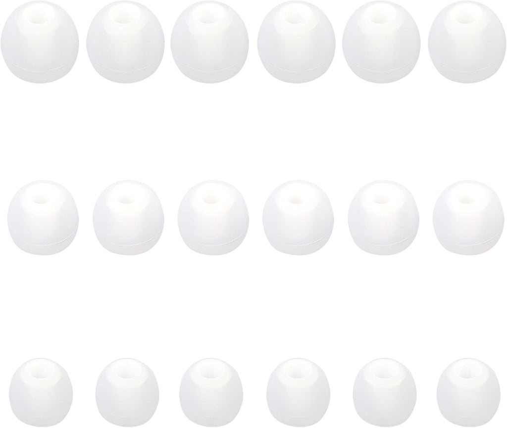 Silicone Replacement Earbud Tips Earbud Covers Fit Most in-Ear Earbuds(Inner Hole 3.8mm -5.1mm) Headphone Ear Tips Earbuds Rubber Tips 9 Pairs S M L