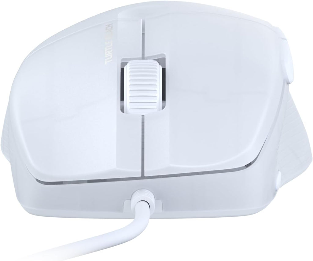 Turtle Beach Pure SEL - Ultra-Light Ergonomic RGB Gaming Mouse, 8K DPI Optical Sensor, Mechanical Switches, Pretension System, Pure PTFE Glides, RGB Illumination – White