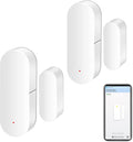 WiFi Door Sensor: Smart Door Open/Closed Detectors, Wireless Window Sensor with App Notification Alert, Contact Sensor for Home Security, Compatible with Alexa Google Assistant (2pack)