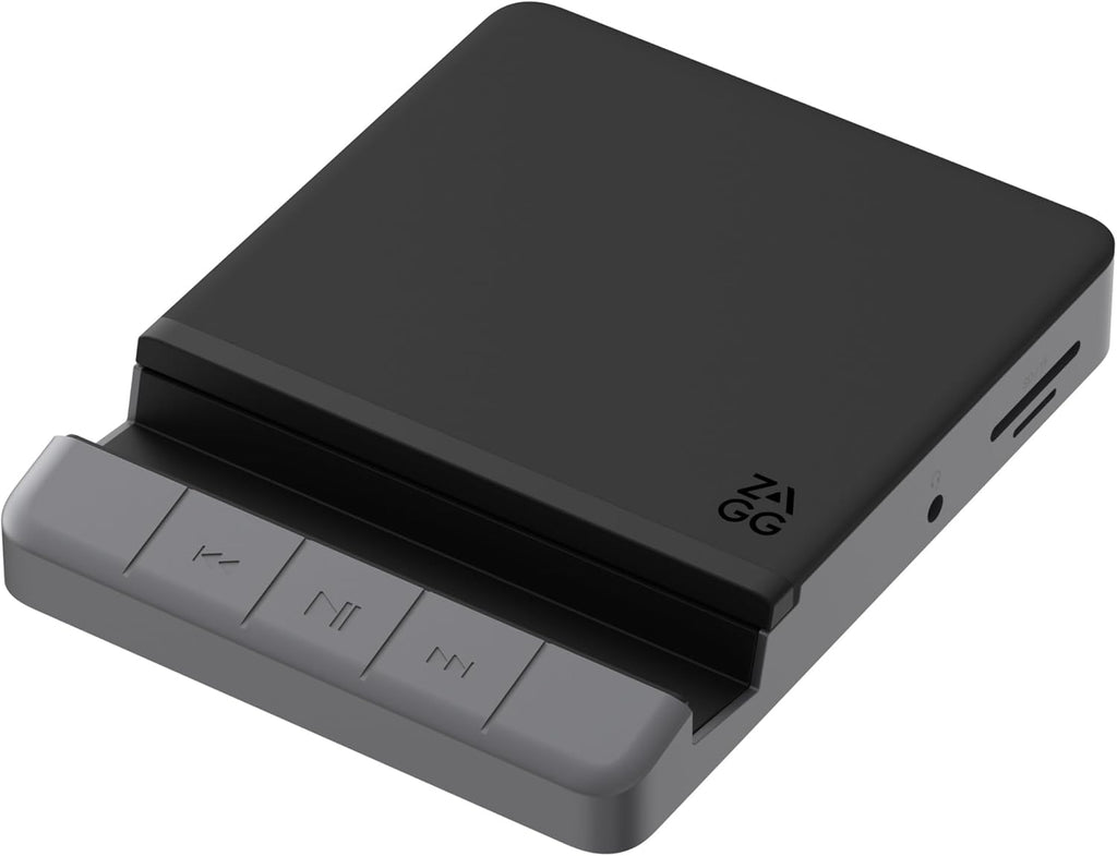 ZAGG 6-Port Media Hub – for iPad, Chromebook, Android & More – HDMI 4K 60Hz, USB-C PD 100W, USB-A 3.2 10Gbps, SD & MicroSD Card Readers, Audio Jack – Compact & Durable w/Media Buttons