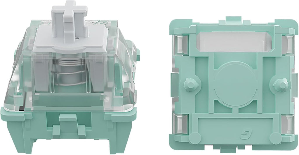 GATERON Magnetic Jade Keyboard Switches, Linear Factory Pre-lubed Freely Setting Pre-Travel Key Switches for Mechanical Keyboard(70PCS)