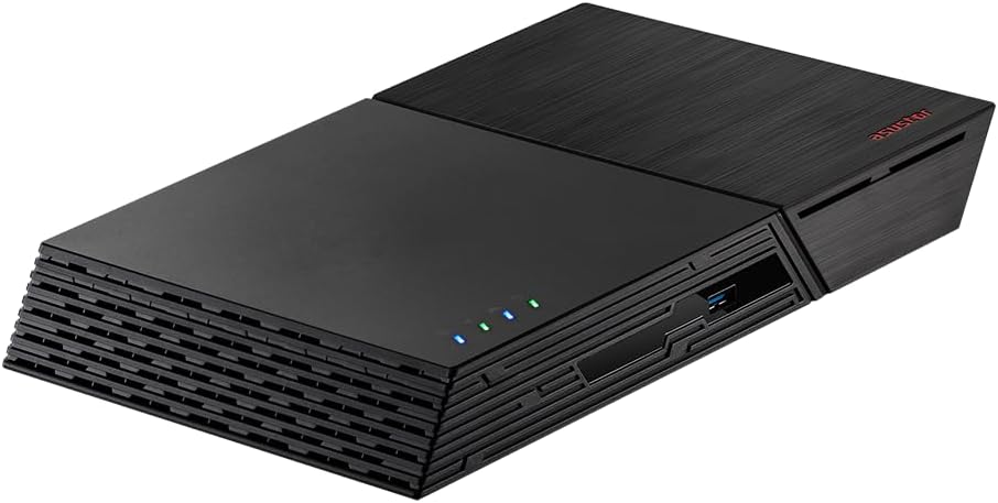 Asustor Flashstor 6 Gen 2 FS6806X 6 Bay All-SDD NAS Storage,Quad-Core 2.3GHz CPU, Dual USB 4 Ports, 10GbE Ports, 8GB RAM DDR5, Network Attached Storage with 2 x 2TB NVMe SSD