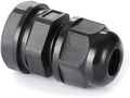 PENGLIN Cable Glands 1/4" NPT Nylon Cable Connector, Strain Relief Cord Connector, IP68 Waterproof Adjustable Locknut(1/4 Inch (20-Pack))