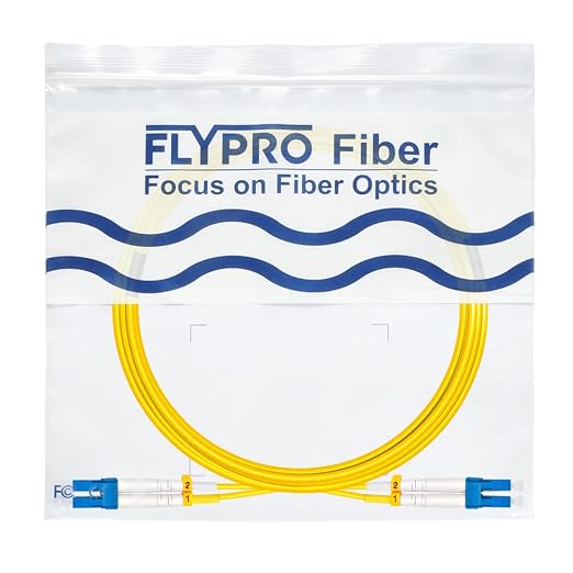 FLYPROFiber- 30M OS2 Fiber Patch Cable LC to LC, Length Options: 0.2m-200m - Image 7