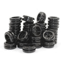 Rubber Grommets for Wiring, 5/8 Inch Drill Hole, 9/16 Inch ID, Firewall Grommets Automotive Cable Cords Hoses Protection, Double-Sided Rubber Plugs for Round Holes, 30 Pcs, 14x16 mm