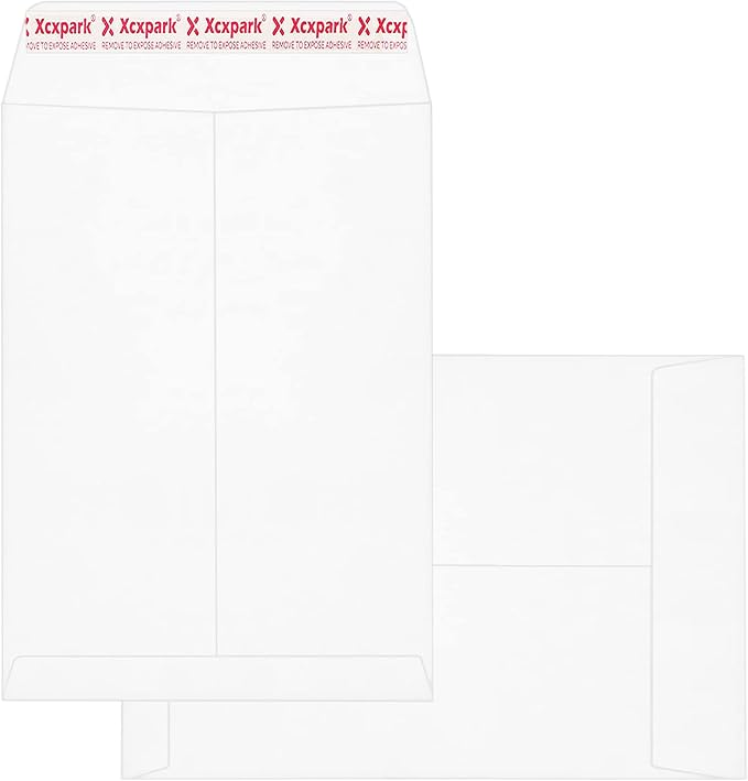 Xxcxpark 250 PCS 6x9 inches Security Catalog Envelopes Printable Self Seal - Image 8