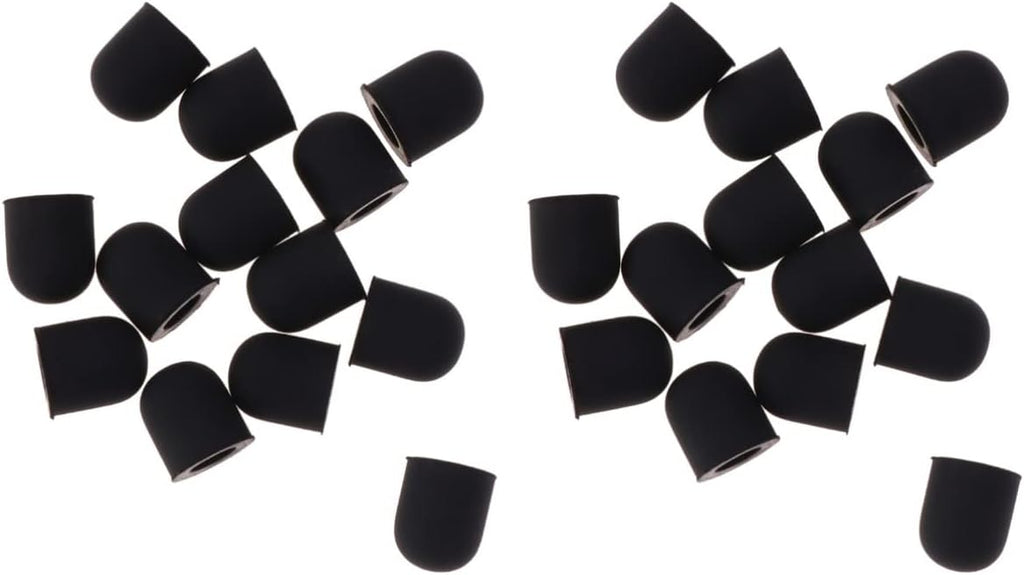 Gatuida 30pcs Stylus Replacement Tips, Rubber Stylus Tips Replacement Covers for Touch Screen Pens,6mm