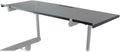 Rockville Z-SHELF Universal Shelf for Z-Stand and X-Stand, 35.4x13.78in Steel Platform, Foam-Padded Edge, Lightweight 7.3 lbs, for Musicians and DJs