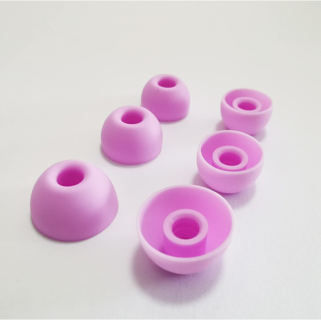 Silicone Ear Tips for Beats Fit Pro/Beats Studio Buds Eartips Replacement for Beats Earbuds 6 Pairs LMS Purple