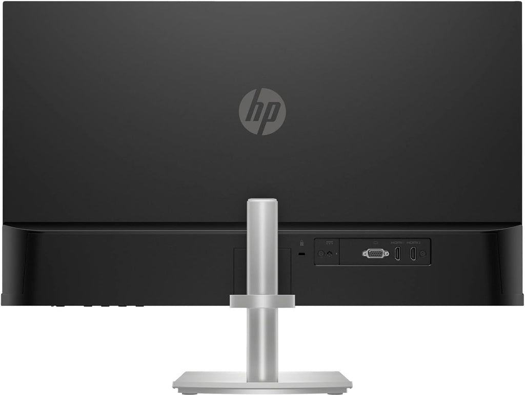 HP Series 5 527sh Monitor (Replaces M27h) 27" 100Hz IPS FHD (1920x1080) 99% sRGB Display, Adjustable Height & Tilt, Flicker Free, Anti-Glare, Black/Silver w/DKZ USB Port Expander (2 Pack)