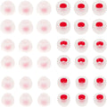 18 Pairs Silicone Earbud Tips Replacement Ear Tips for in- Ear Headphones Eartips (Inner Hole from 3.8mm-5.5mm Earphones) Earbud Replacement Tips Earbud Cap S M L