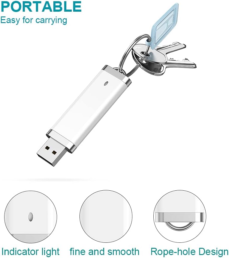 KEXIN 8 GB Flash Drive 10 Pack 8GB USB Flash Drive Thumb Drive Jump Drive Pen Drive Memory Stick 10 Pack White