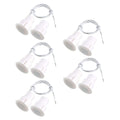 Magnetic Reed Switch RC-36 NC Recessed Wired Window Door Contact Sensor for Home Security and Burglar Alarm Systems 5 Pcs