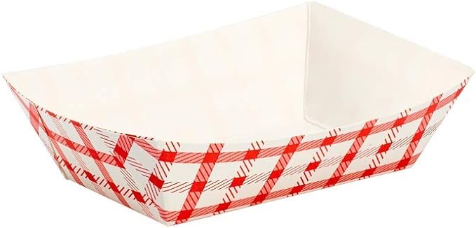 Karat Paper Food Trays Disposable Sturdy Food Boats, Leak Resistant | Ideal by Karat