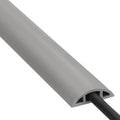 ZhiYo Floor Cord Cover 4ft, Cord Hider Floor Gray, Cable Management Cover Prevent Cable Trips, Wire Covers for Electric Power Cords, Wire Protector Cavity W0.47 x H0.28
