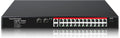 STEAMEMO 26-Port Gigabit Ethernet Switch | Smart Managed with 2 SFP Slots | QoS & VLAN Support | Rackmount/Desktop Metal Network Switch | Plug & Play Setup(Includes Power Adapter)