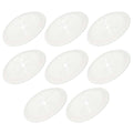 PATIKIL Desk Grommet 2-1/16", 8 Pcs Round Cable Grommet Cord Hole Cover with Adhesive Tape Flexible Table Wire Organizer for Office Home Table Countertop, Light Gray