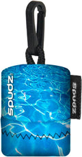 SPUDZ Ultra Microfiber Lens Cleaner – Closable Pouch, Clip-On, Washable – for Optics, Scopes, Glasses | Riptide, 6 x 6 Inch