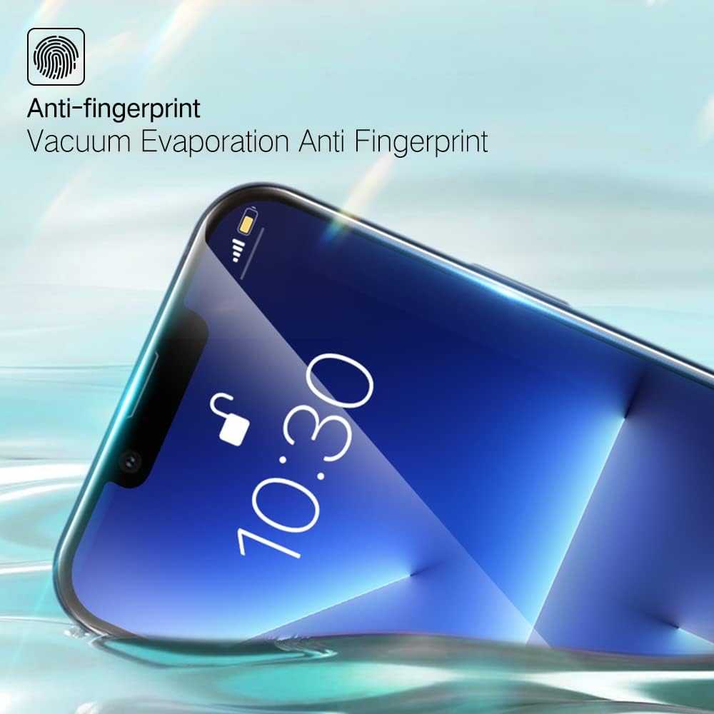 PERFECTSIGHT Sapphire Anti Blue Light Screen Protector Designed for iPhone 13 Pro Max - Medical-Grade Eye Protection -HD Clear Filter 6 Radiations Shatterproof Diamond Hard Tempered Glass (6.7 inch)