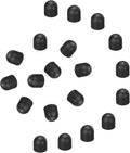 MECCANIXITY 20Pcs Replacement Stylus Pen Tips 9mm Conductive Capacitive Touch Screen Pens Tips Silicone Rubber, Black
