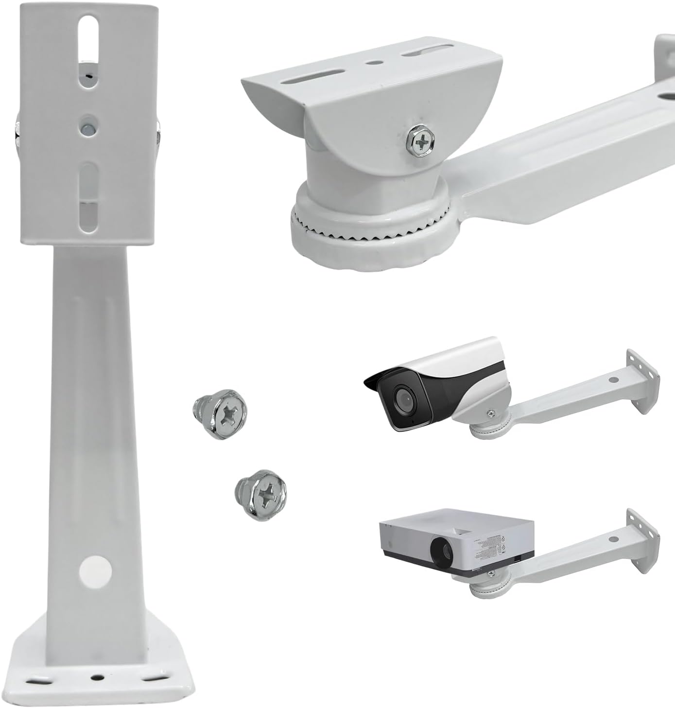 L-Shape Dome Camera Bracket, Wall Ceiling Mount for Security Dome Cameras, (Wall Mount Bracket)