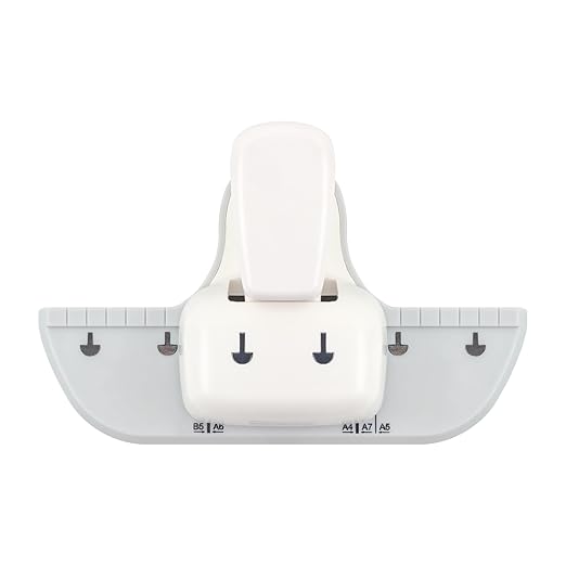 Bira Craft Mushroom Disc Bound Hole Punch, 4 Sheet Capacity, by BiraBira