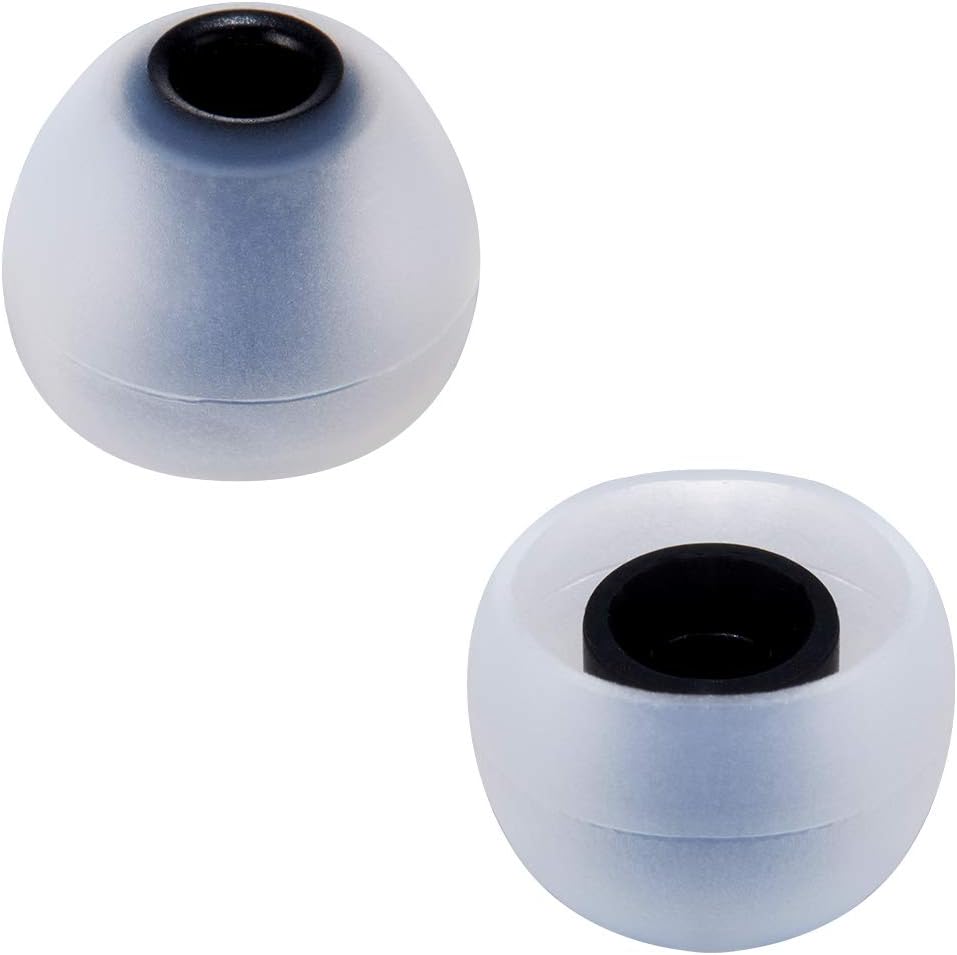 Earbud Tips Soft Silicone Earbuds Replacement Tips Fit for in-Ear Headphones(Inner Hole from 3.8mm - 4.2mm Earphones) 9 Pairs S/M/L