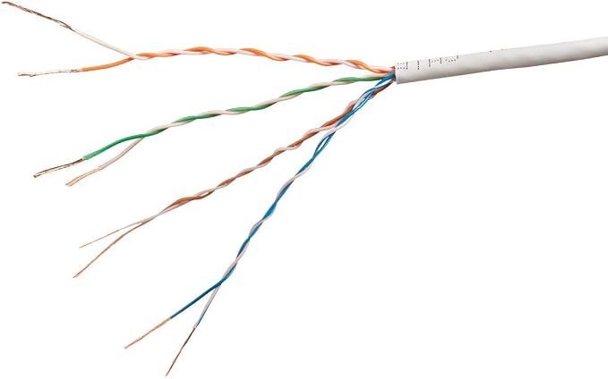 Monoprice Cat6 6in White Component Level Patch Cable UTP 28AWG 550MHz Pure Bare - Image 4