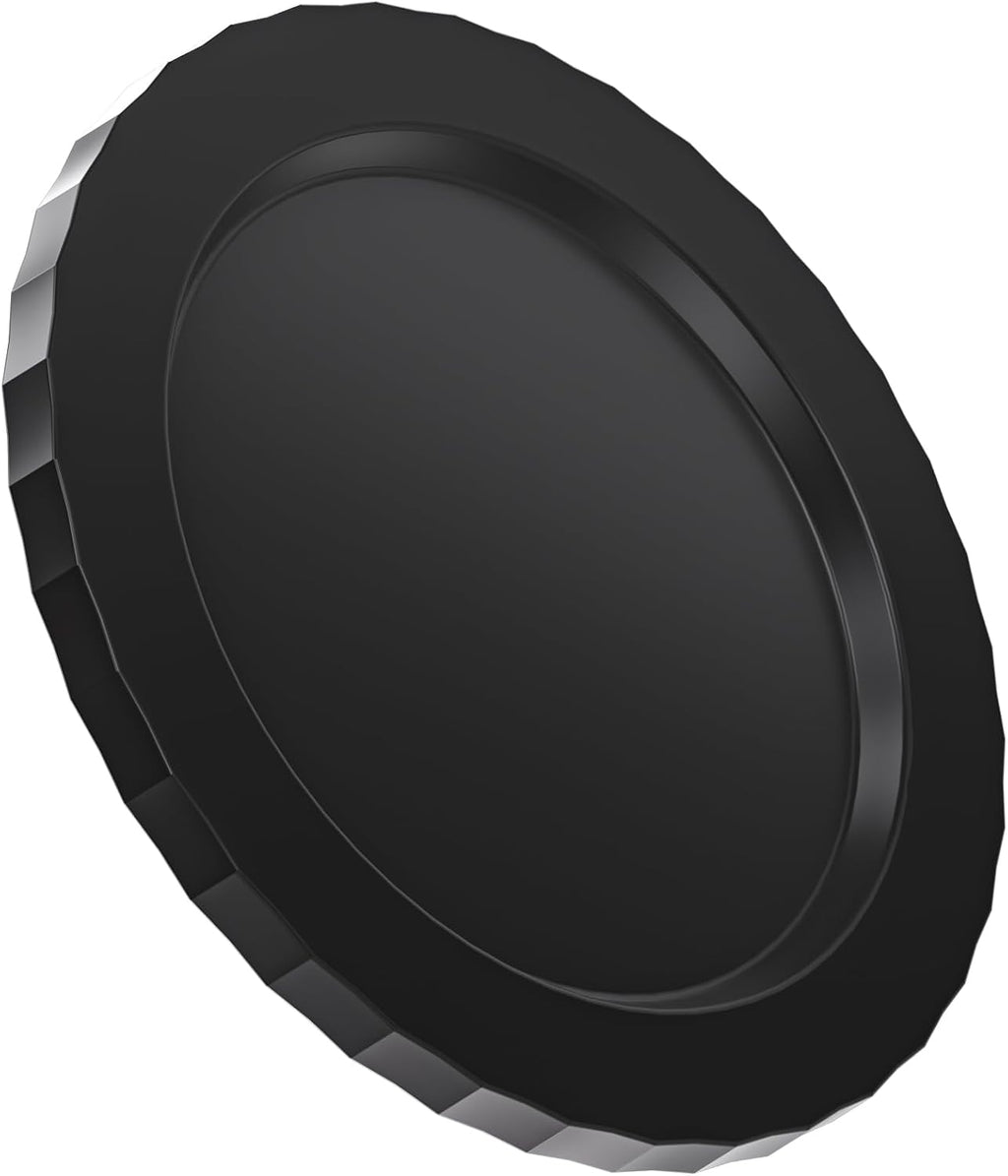 imluckies Magnetic Base Compatible with PopSocket Phone Grips and MagSafe iPhone Series Case, Removable Kindle/Phone Holder Base, Thin & Light Portable Plate, Pure Black