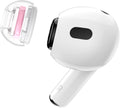 SpinFit Superfine for AirPods Pro Gen 1 & 2 - S - Medical Grade Silicone Patented Replacement Ear Tips and Adapters for Supreme Comfort (one Pair)(Ear Tips Installed)