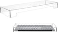 DOITOOL Acrylic Computer Keyboard Cover, Mechanical Keyboard Dust Cover Protector Cat Covers,Laptop Dust Cover(18.6 x 5.9X 1.8inch)