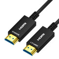 8K HDMI Fiber Optic Cable 30ft, 4K120 8K@60Hz HDMI 2.1 Cable, 48Gbps Ultra High Speed Slim HDMI Optical Audio Cable HDMI Cord, eARC HDR10 HDCP 2.2 Compatible with PS5 Xbox TV Projector