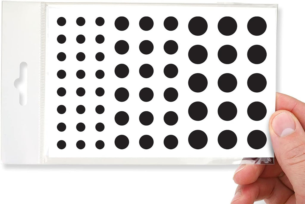 Stackable Webcam/Camera Vinyl Covers | 57 Low-Tack Restickable Webcam Sticker | 3-Sizes | Black 57-Pack (Muted Matte)