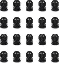 Cable Gland 20 Pack Plastic Waterproof Adjustable Connector 5-10mm PG11 Strain Relief Cord Connectors Joints Nylon with Gaskets
