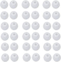 36 Pieces Large Earbud Tips Soft and Comfortable Ear Bud Replacement Pieces Silicone Fit Most in-Ear Headphones，Inner Hole 3.8mm -5.5mm，Large Clear White Replacement Earbuds Silicone Tips