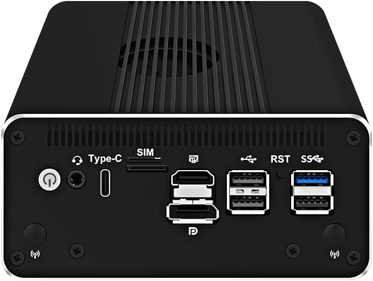 CWWK Intel Alder Lake N100(4C/4T Up to 3.4GHz)/N305(8C/8T Up to 3.8GHz) Dual SFP+10GbE Mini PC|4xIntel I226-V 2.5GbE |DDR5 Memory|PCI-E x4|HDMI+DP+Type-C (10 Gigabit N100, 32G RAM 2TB SSD)