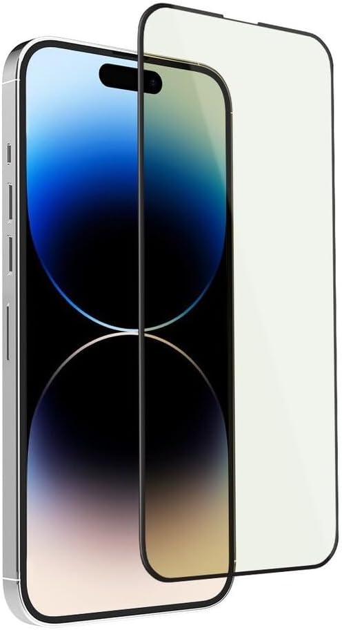 CASETiFY Impact Anti-Blue Light Screen Protector [Strengthened 9H aluminosilicate glass, applicator included] for iPhone 16