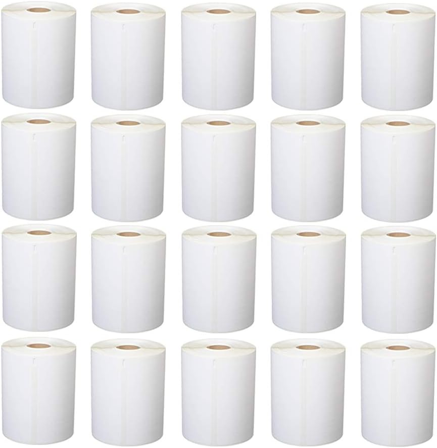 40 Rolls 4XL Labels 4" x 6" Address Shipping Labels 1744907 Compatible for 4XL LabelWriter, 220 Labels/Roll