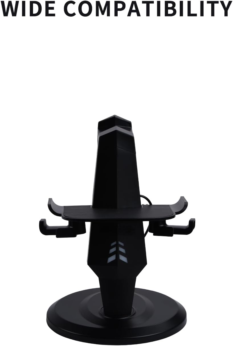 TechKen Charging Stand for Meta Quest 2, VR Headset Charging Dock for Quest 2 Accessories Stand Holder, VR Controllers Holder