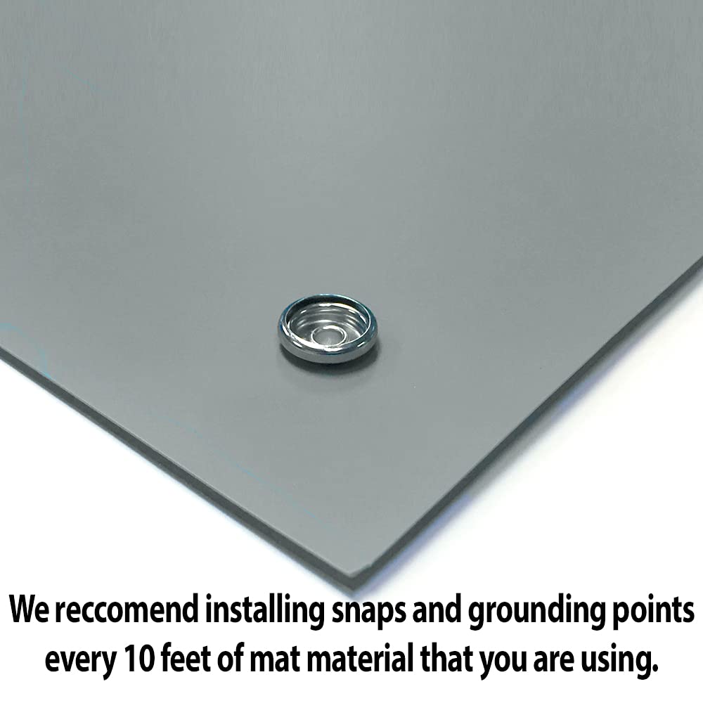 RubberStat Dual Layer ESD Workstation Rubber, Soldering, Cell Phone Repair - 30"x50' Grey