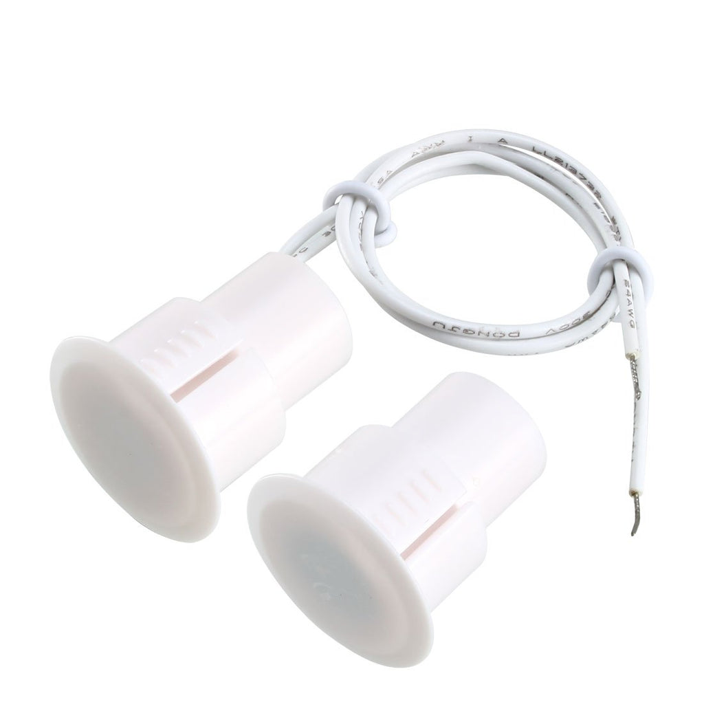 Magnetic Reed Switch RC-36 NC Recessed Wired Window Door Contact Sensor for Home Security and Burglar Alarm Systems 5 Pcs