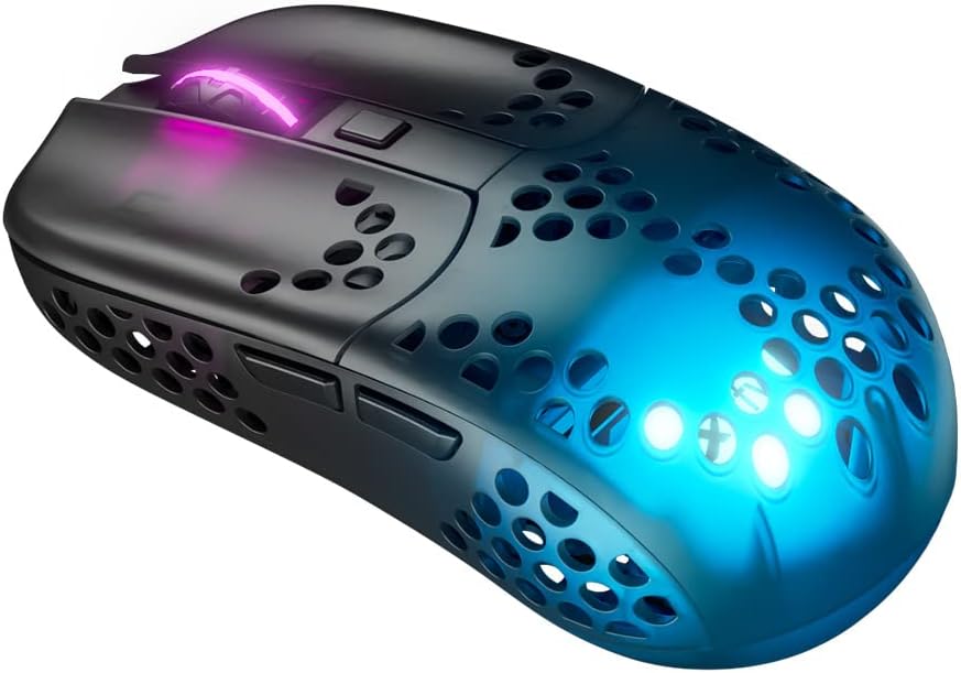 Xtrfy MZ1 Wireless Gaming Mouse Black. Adjustable. Designed by Rocket Jump Ninja