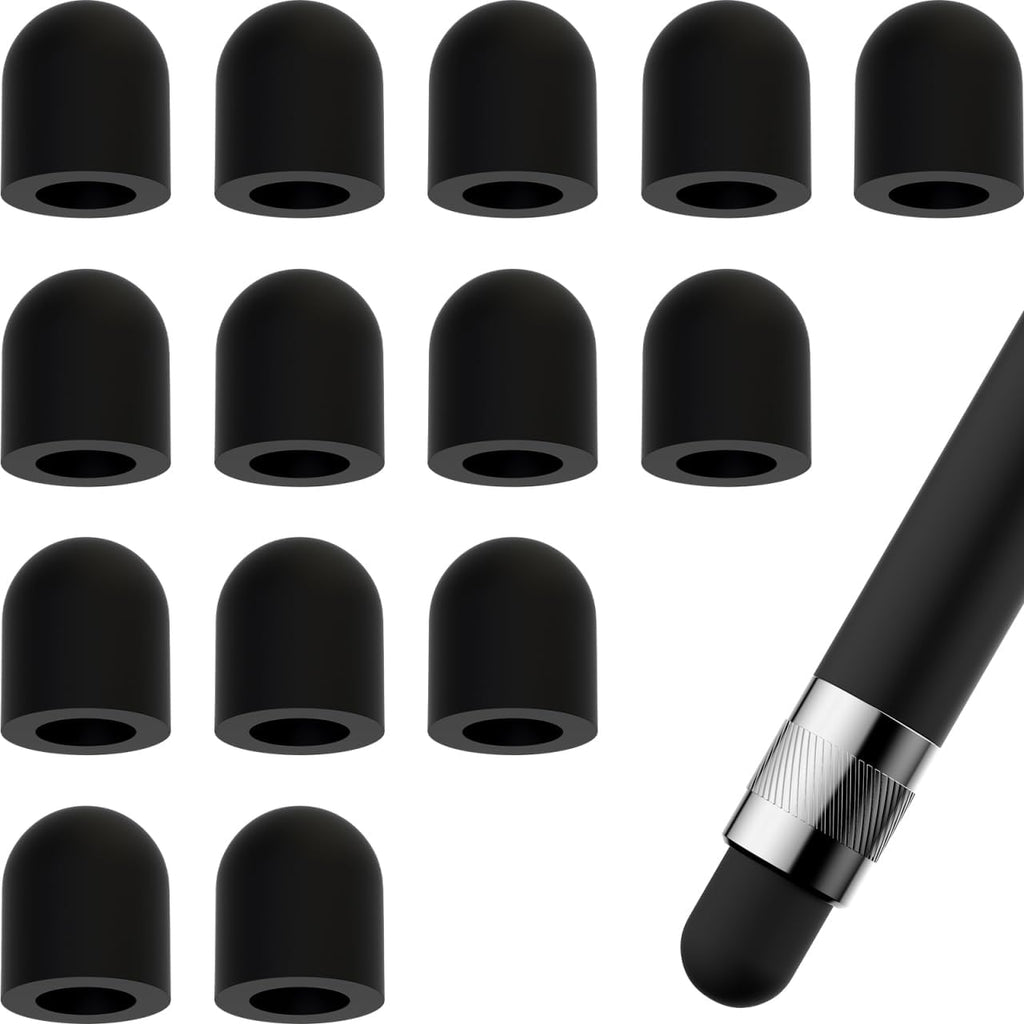 Stylus Pen Tips Rubber: Soft, No Scratches,Universal Stylus Ends for Touch Screen - 15pcs, Outer Diameter 6mm, Inner Diameter 3.6mm
