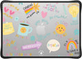CASETiFY Impact MacBook Air 13.6" (M2-M4) Case [Cushioned Impact Corners/Scratch-Resistant/Anti-Slip Grip] - Keep Growing - Clear Black