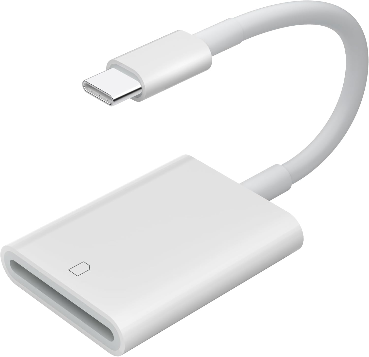 USB C SD Card Reader,USB 3.0 High Speed to SD Card Adapter for iPhone 15/16 Pro Max iPad Pro Trail Game Camera Viewer for MacBook Pro/Air iMac M1 M2 M3 Galaxy S24 Android PhoneTablet (White)