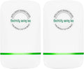Elon-musk's Electricity Saving Box Stop Watt Stopwatt Energy Saving Device Save Energy Saving Device Energy Saving Power Strip for Home Office US Plug 90v-250v 30kw Rated Green (2PCS, White)