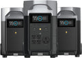 EF ECOFLOW 10.8kWh Portable Power Station: DELTA Pro with 2 Extra Battery, 120V Lifepo4 Battery Backup with Expandable Capacity, Solar Generator for Home Use, Power Outage, Camping, RV, Emergencies