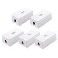 Cable Matters 5-Pack Cat 6 Splice, Cat 6 Ethernet Junction Box in White by CableMatters