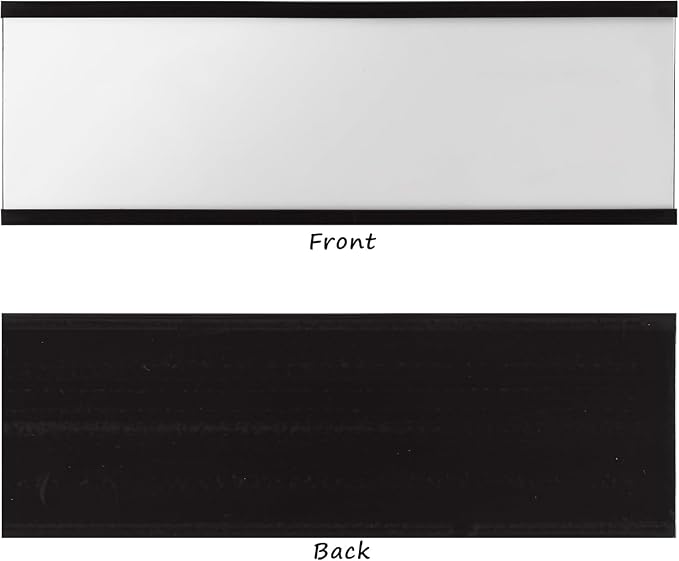 Realth C Channel Magnetic Label Holders 0.78" x 4" 30 Pack | Magnetic Name Plate - Image 5