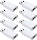 OTG Adapter【8-Pack】 USB-C Female to USB-A Male Adapter, USB to USB C Adapter Compatible with iPhone 16 15 14 13 12, Car, Apple MagSafe Watch Mini Wall Plug,iPad,Galaxy,Pixel 7 6 5,CarPlay etc